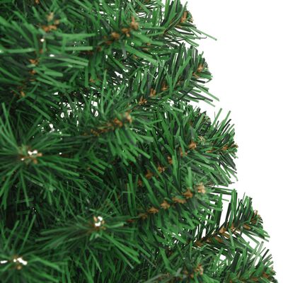 vidaXL Dirbtinė Kalėdų eglutė su storomis šakomis, žalia, 120cm, PVC
