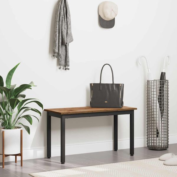 vidaXL suoliukas Senas medis 80 x 35 x 45 cm Apdirbta mediena