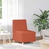 vidaXL Modulinis sofa vienetas be rankų 2 pcs Oranžinė 55 x 74 x 82 cm