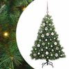 vidaXL Dirbtinė Kalėdų eglutė su 150 LED Žalia 120 cm PE ir PVC