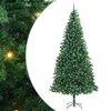 vidaXL Dirbtinė Kalėdų eglutė Žalia 300 cm PVC ir Metalas ir Plastikas