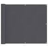 vidaXL Balkono pertvara, antracito, 90x800cm, 100% poliesteris