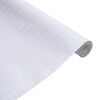 vidaXL Langų plėvelė, 45x2000cm, PVC, matinė, dryžuota