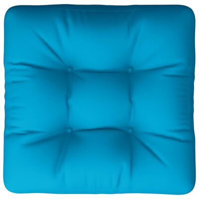 vidaXL Paletės pagalvėlė, mėlynos spalvos, audinys