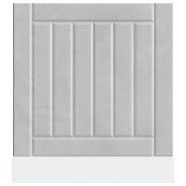 vidaXL indaplovės skydelis "Lucca" Betoninis pilkas inžinierinis medis