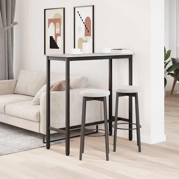 vidaXL staliuku Pilkas Sonoma 100 x 40 x 100,5 cm