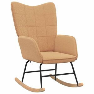 vidaXL Supamasis krėslas Smėlio &Scaron;erpos audinys