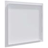vidaXL Prieigos panelės Balta 30 x 30 cm ABS plastikas