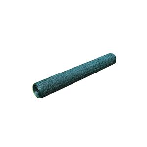 vidaXL Vielos tinklas, žalias, 25x0,5m, dengtas PVC danga