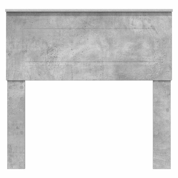 vidaXL Galvūgalis Betono pilka 90 cm Apdirbta mediena