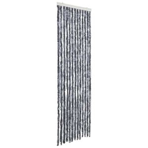 vidaXL Užuolaida nuo vabzdžių, sidabrinės spalvos, 56x200cm, &scaron;enilis