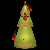 vidaXL Pripučiama Kalėdų eglutė su LED lemputėmis, 500cm