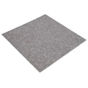 vidaXL Kilimų plytelė Ruda 50 x 50 cm 20 vnt. PP ir Bitumas