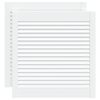 vidaXL Spintelės durelės, 2vnt., baltos, 61,5x59,4cm, pu&scaron;is