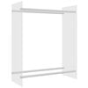 vidaXL Stovas malkoms, skaidrus, 80x35x100cm, grūdintas stiklas