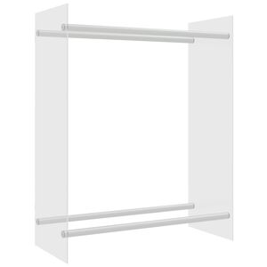 vidaXL Stovas malkoms, skaidrus, 80x35x100cm, grūdintas stiklas