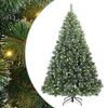 vidaXL Dirbtinė Kalėdų eglutė su 300 LED Žalia 240 cm PE ir PVC