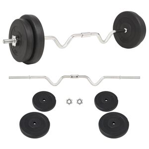 vidaXL &Scaron;tangų rinkinys, 30kg