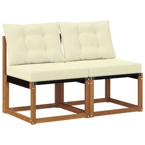 vidaXL 2 Vienetas Lauko vidurinė sofa