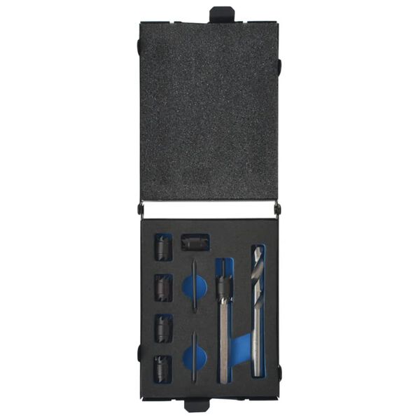 vidaXL Ta&scaron;kinių suvirinimo jungčių pjaustyklė ir grąžtai, HSS-kobaltas