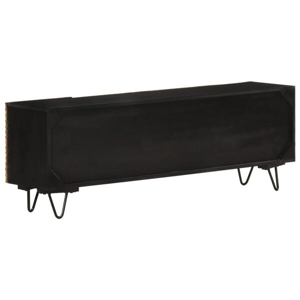 vidaXL Televizoriaus spintelė, 130x30x45cm, mango medienos masyvas