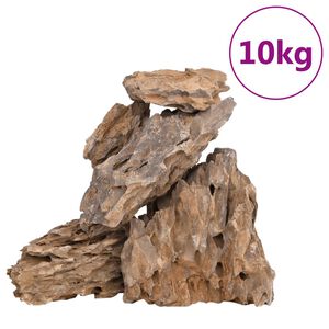vidaXL Drakono akmenys, įvairių spalvų, 10kg, 10&ndash;30cm