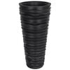 vidaXL Lovelis su i&scaron;imamu įdėklu, antracito, 18/45l, PP