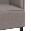 vidaXL Auk&scaron;tos nugaros sofa 101cm Taupe audinys