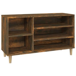 vidaXL Spintelė batams, dūminio ąžuolo, 102x36x60cm, apdirbta mediena