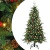 vidaXL Dirbtinė Sulankstoma Kalėdų Eglutė Žalia 120 cm PE ir PVC