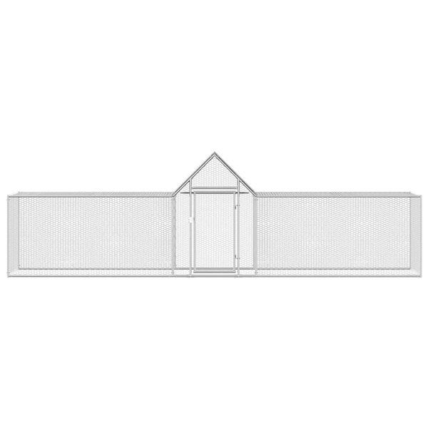 vidaXL Voljeras vi&scaron;čiukams, 5x1x1,5m, galvanizuotas plienas