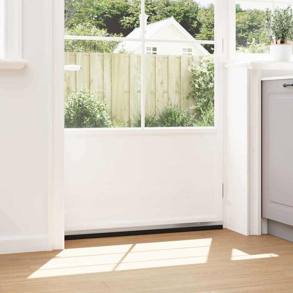 vidaXL Sukabinamų durų &scaron;epetėlių sandarikliai 2 pcs Sidabro 100 cm