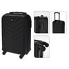 ProWorld lagaminas, deimantinio dizaino, 28 l, juodas