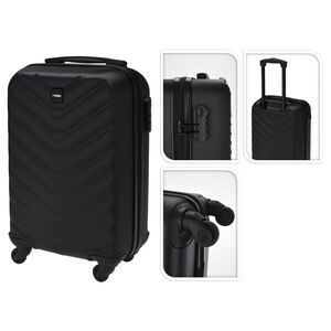 ProWorld lagaminas, deimantinio dizaino, 28 l, juodas