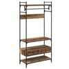 vidaXL Spinta Sena mediena 89 x 39 x 184.5 cm Apdirbta mediena