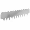 vidaXL Vejo kra&scaron;tas 30 pcs 103 x 25 cm Plienas Sidabrinė