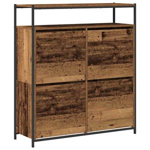 vidaXL Batu skrynia 100 x 34 x 112 cm Apdirbta mediena