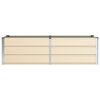 vidaXL Lovelis Ivory 160 x 80 x 45 cm Plienas