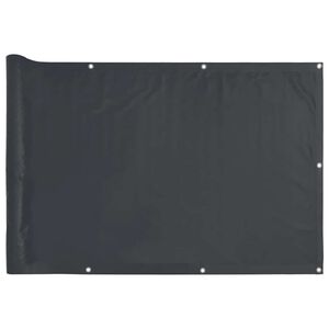 vidaXL Privatumo suteikianti pertvara, antracito, 400x75cm, PVC
