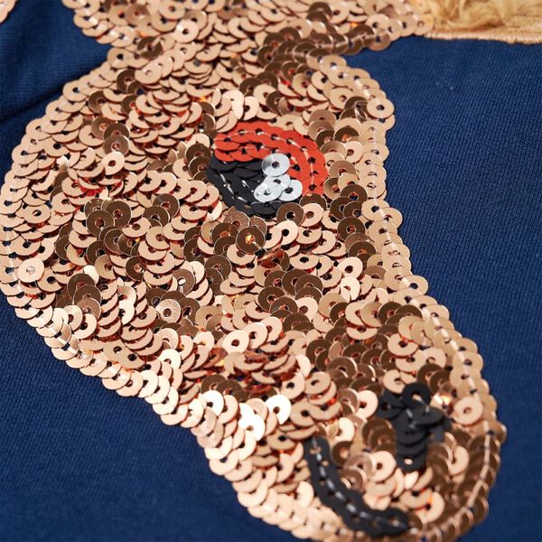 Vaikiškas sportinis megztinis, tamsiai mėlynos spalvos, 104 dydžio