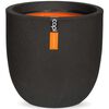 Capi Vazonas Urban Smooth, juodas, 54x52cm, apvalus, KBL935