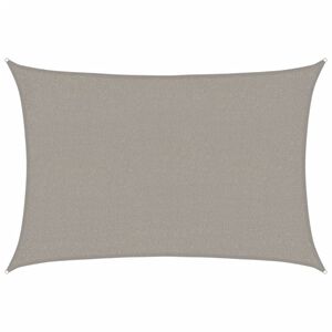 vidaXL Burė nuo saulės, &scaron;viesiai siva, 2x3m, HDPE, 160g/m&sup2;