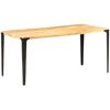 vidaXL Valgomojo stalas, 160x80x76cm, mango medienos masyvas