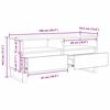 vidaXL Televizoriaus spintelė Senovinis medis 100 x 34,5 x 44,5 cm