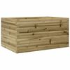 vidaXL Sodo lovelis, 90x60x45,5cm, impregnuota pu&scaron;ies mediena