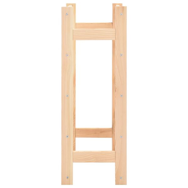 vidaXL Stovas vynui skirtas 20 butelių, pušies mediena