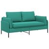 vidaXL Dvita&scaron;kė sofa 2 vietos Turkio 188 x 81 x 89 cm Aksomas