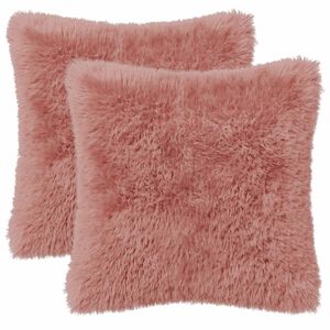 vidaXL Pagalvėlės užvalkalas 2 pcs HEERLEN Rožinė 30 x 30 cm