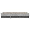 vidaXL Lovos rėmas, betono pilkos spalvos, 90x200cm, apdirbta mediena