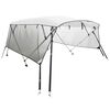 vidaXL Bimini vir&scaron;aus stogelis su sienomis, 243x(230-244)x137cm